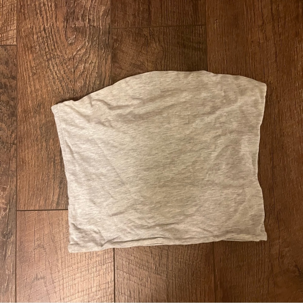 Brandy Melville Grey Tube Top (one size)
